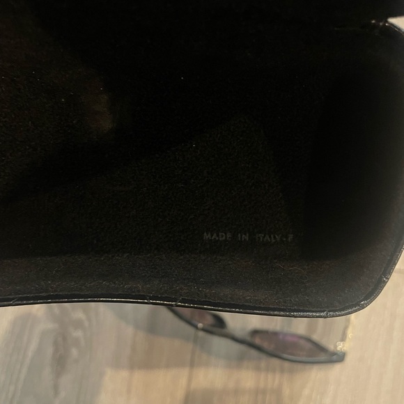 Chanel Sunglasses, Leather Arms - Picture 6 of 15